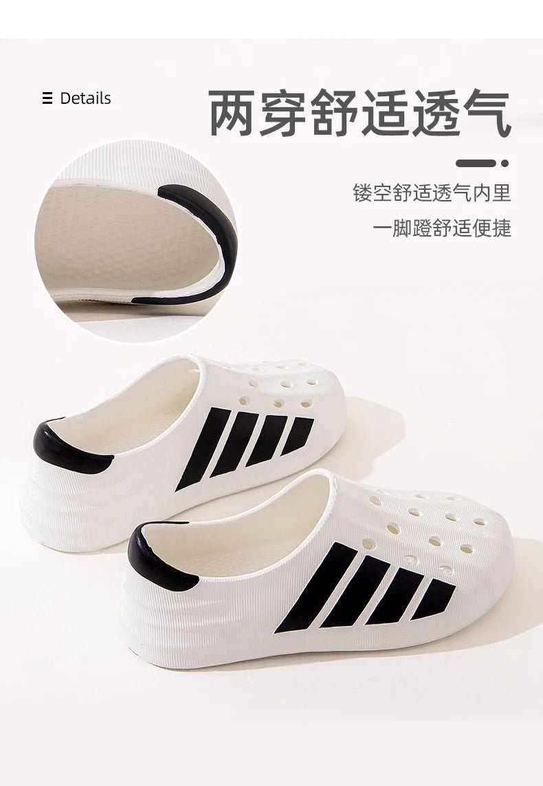 SaneShoppe - Men's Women's Slippers Summer Breathable Sandals Non Slip Outdoor Couples Shoes EVA Home Orginal Thick Shoes Fashion Beach Soft