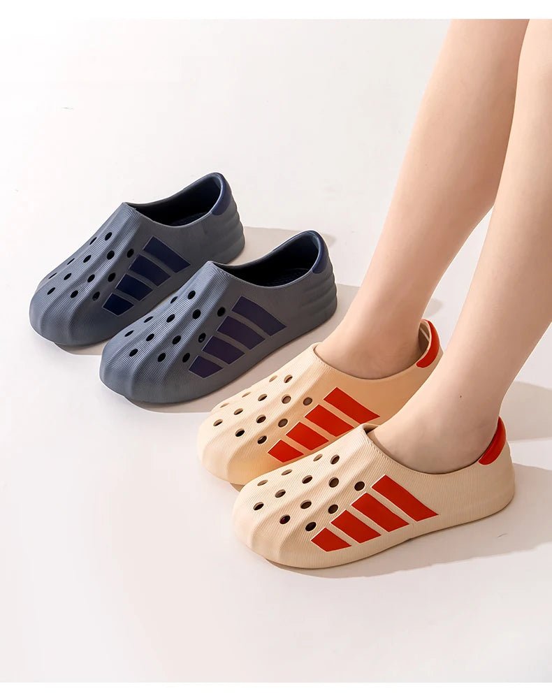 SaneShoppe - Men's Women's Slippers Summer Breathable Sandals Non Slip Outdoor Couples Shoes EVA Home Orginal Thick Shoes Fashion Beach Soft