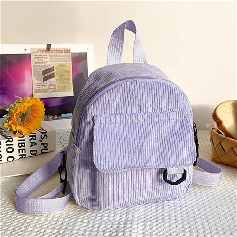 SaneShoppe - Mini Backpack Square Bag Korean Version Fashionable Sweet Shoulder Bag Female's Schoolbag Stylish Simple Crossbody Bag Casual