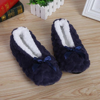 SaneShoppe - Mntrerm New Cute 2023 Indoor Home Slippers Warm Soft Plush Slippers Non - slip Indoor Fur Slippers Solid Color Cute Women Shoes