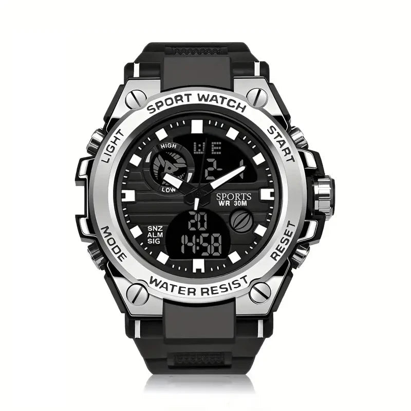 SaneShoppe-Trendy Multifunctional LED Electronic Watch for Outdoor Enthusiasts