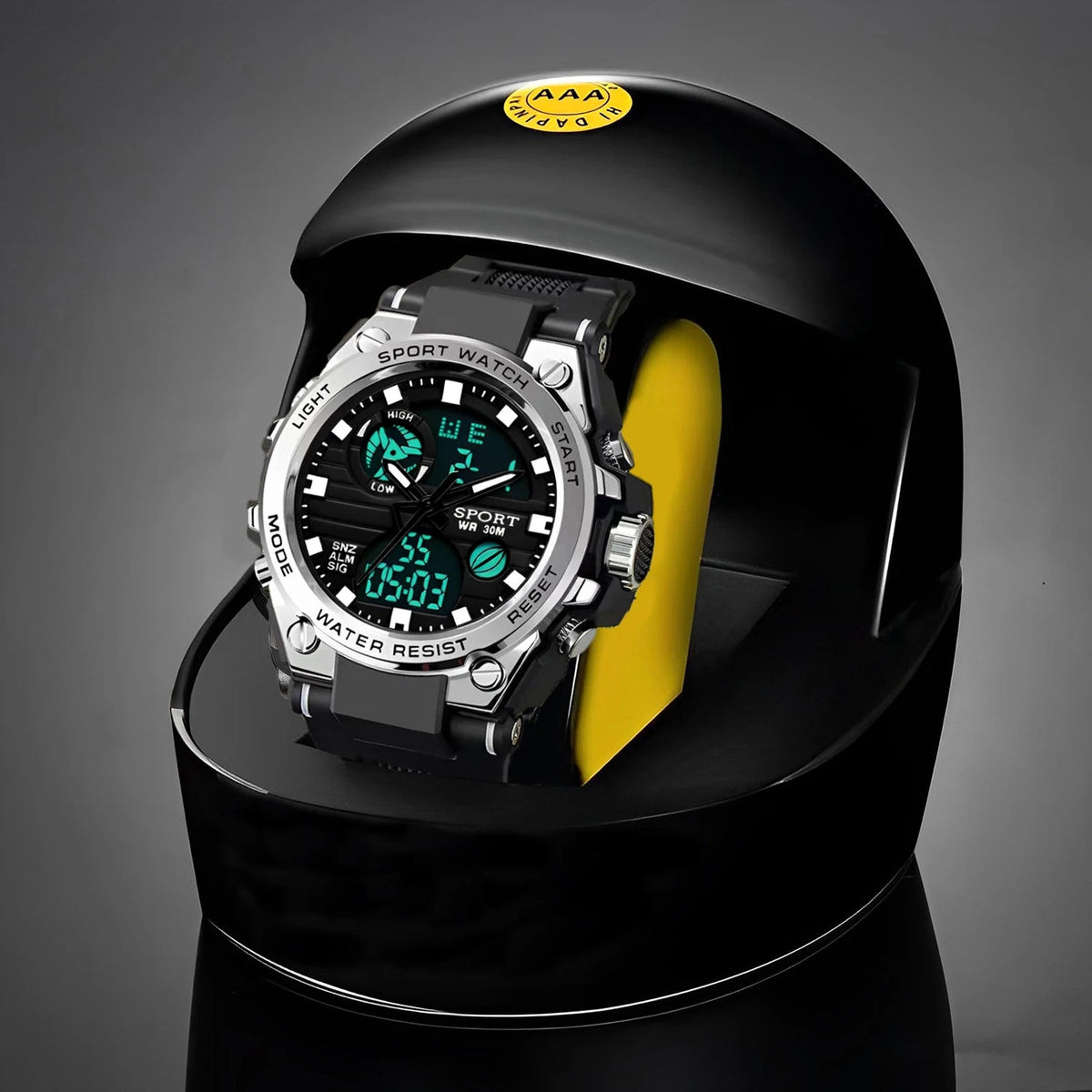 SaneShoppe-Trendy Multifunctional LED Electronic Watch for Outdoor Enthusiasts