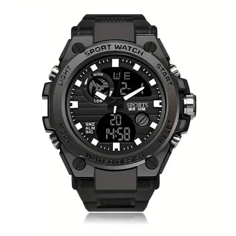 SaneShoppe-Trendy Multifunctional LED Electronic Watch for Outdoor Enthusiasts