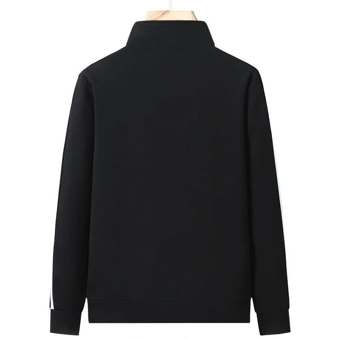SaneShoppe-Men's Trendy Slim Fit Sportswear Set with Open Cardigan Sweatshirt - L-6XL Sizes