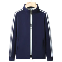 SaneShoppe-Men's Trendy Slim Fit Sportswear Set with Open Cardigan Sweatshirt - L-6XL Sizes