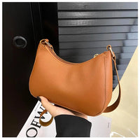 SaneShoppe - New 2025 Women's Bag Retro Hong Kong Style Portable Single Shoulder Underarm Premium Western Style Handbag
