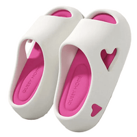 SaneShoppe - New arrival 6 cm platform EVA slipper women's light summer slides woman chunky home bath shoes girls garden clogs mute slippers