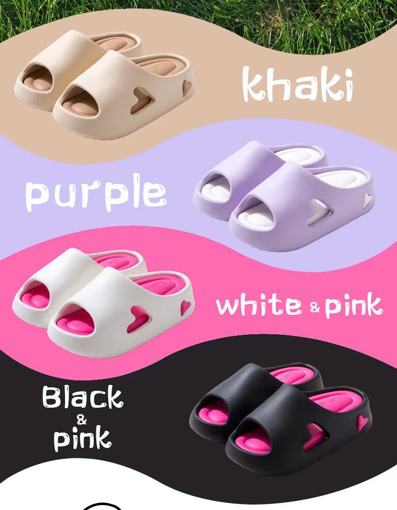 SaneShoppe - New arrival 6 cm platform EVA slipper women's light summer slides woman chunky home bath shoes girls garden clogs mute slippers