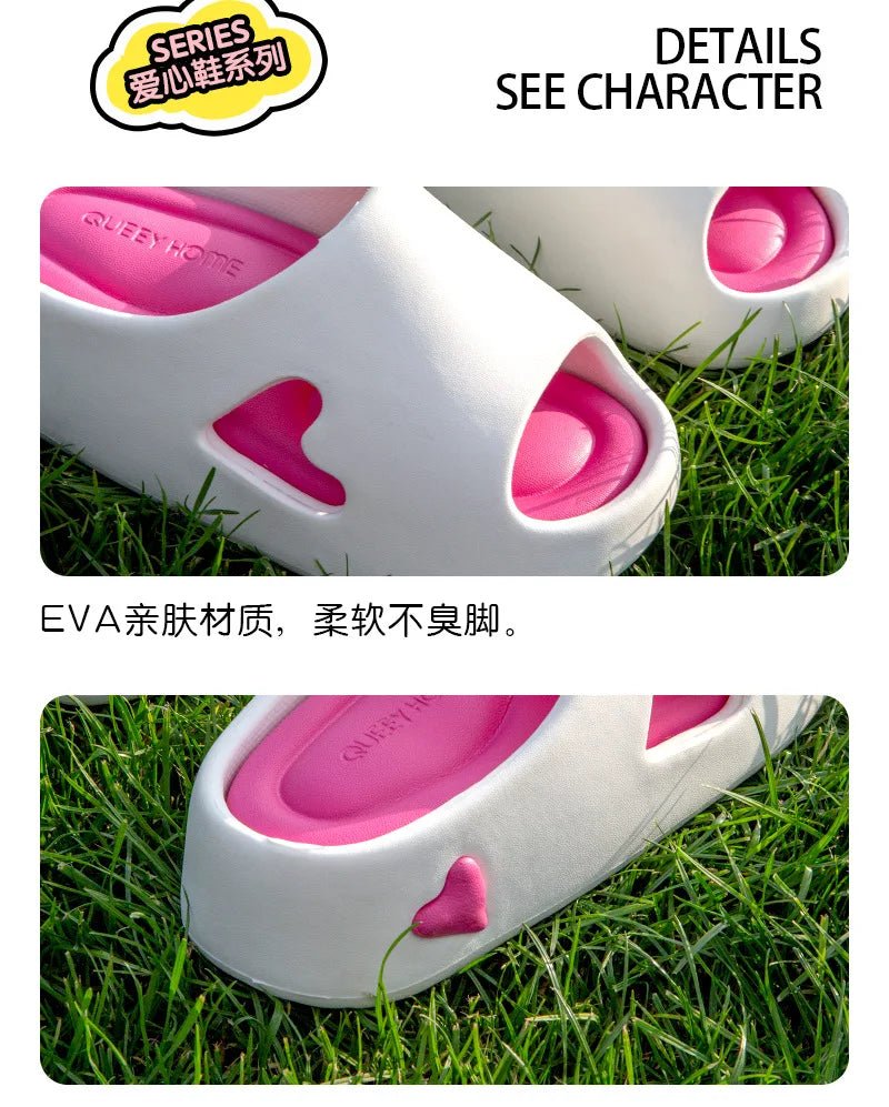 SaneShoppe - New arrival 6 cm platform EVA slipper women's light summer slides woman chunky home bath shoes girls garden clogs mute slippers