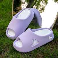 SaneShoppe - New arrival 6 cm platform EVA slipper women's light summer slides woman chunky home bath shoes girls garden clogs mute slippers