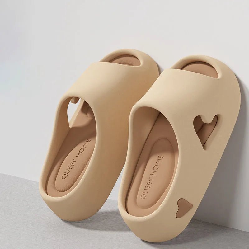 SaneShoppe - New arrival 6 cm platform EVA slipper women's light summer slides woman chunky home bath shoes girls garden clogs mute slippers