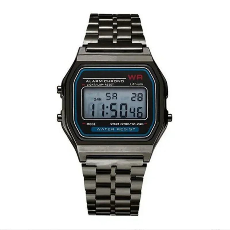 SaneShoppe-Gold Digital LED Watches Men Women Waterproof Sports Bracelet Clock Relogio