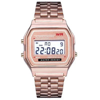 SaneShoppe-Gold Digital LED Watches Men Women Waterproof Sports Bracelet Clock Relogio