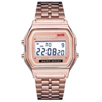 SaneShoppe-Gold Digital LED Watches Men Women Waterproof Sports Bracelet Clock Relogio