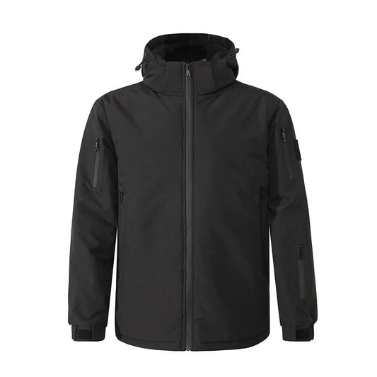 SaneShoppe-Smart Heating Jacket Men USB Electric Heated Coat Windproof Warm Outdoor