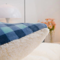 SaneShoppe - New Plaid Super Thick Autumn Winter Keep Warm Blanket Soft Lambswool Warmth Blankets Milk Velvet Comfortable Fluffy Comforter
