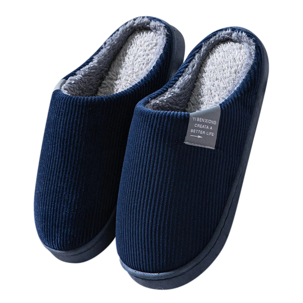 SaneShoppe - NEW Women's Men's Casual Thick Soft Bottom Home Slippers Household Plush Slippers Anti - slip Thermal Slippers Indoor Winter Flats