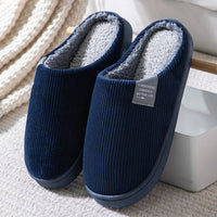 SaneShoppe - NEW Women's Men's Casual Thick Soft Bottom Home Slippers Household Plush Slippers Anti - slip Thermal Slippers Indoor Winter Flats