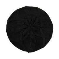 SaneShoppe - New Women's Plain Color Knit Beret Hat Ladies French Artist Beret Hats Spring Casual Thin Acrylic Berets for Women Beanie