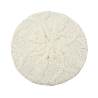 SaneShoppe - New Women's Plain Color Knit Beret Hat Ladies French Artist Beret Hats Spring Casual Thin Acrylic Berets for Women Beanie