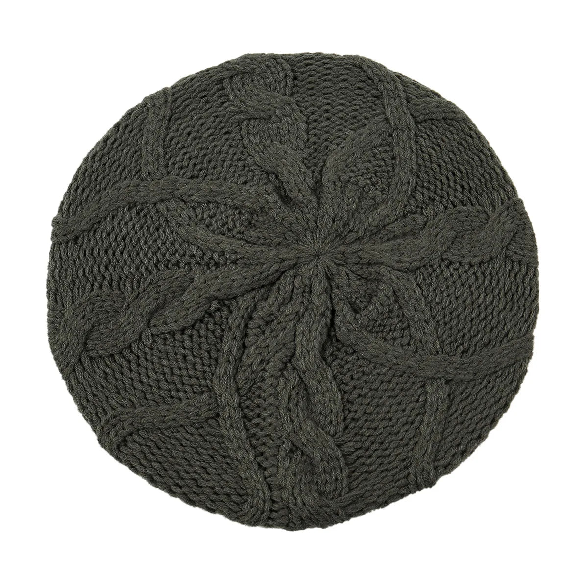 SaneShoppe - New Women's Plain Color Knit Beret Hat Ladies French Artist Beret Hats Spring Casual Thin Acrylic Berets for Women Beanie