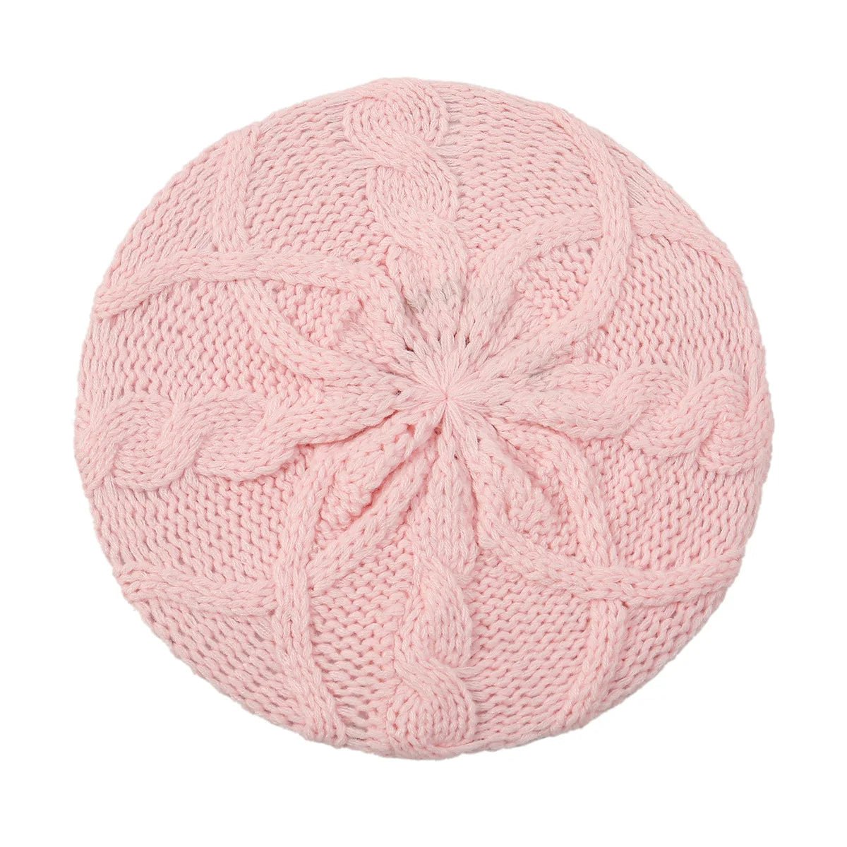 SaneShoppe - New Women's Plain Color Knit Beret Hat Ladies French Artist Beret Hats Spring Casual Thin Acrylic Berets for Women Beanie