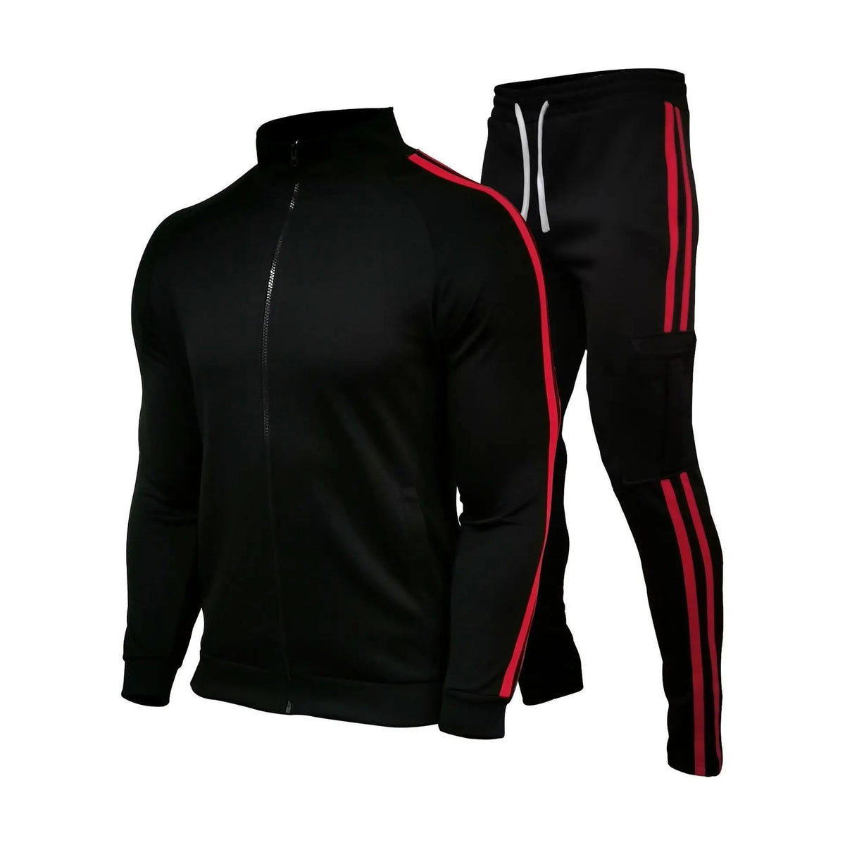 SaneShoppe - Official website new men's cardigan sportswear youth sportswear slim - fit running two - piece daily fashion men's wear