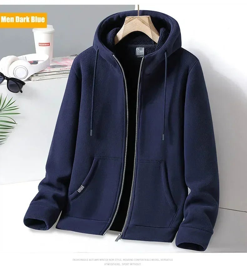 SaneShoppe - Outdoor Polar Fleece Hoodie Jacket for Men and Women