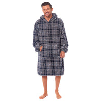 SaneShoppe - Oversized Men's Hooded Blanket Sweatshirt with Sherpa Lining Plush Wearable Hoodie for Lounging Camping One Size Fits All by Daisy Dreamer