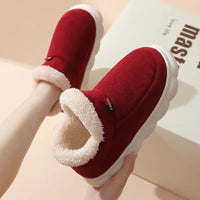 SaneShoppe - Pallene New Men Slippers Warm Super Soft Women Boots Outdoor Plush Fur Lining Home Shoes Female Classic Comfortable Snow Boots