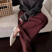 SaneShoppe-Genuine Leather Pleated Pointed Toe Women's Ballet Flats
