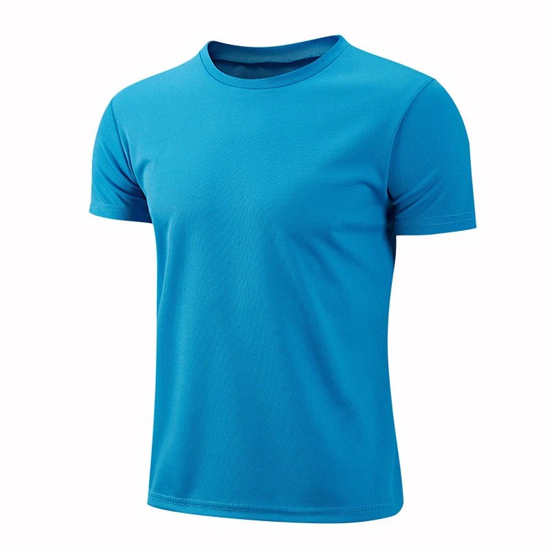 SaneShoppe-Quick Dry Short Sleeve Gym Fitness T-Shirt for Men and Women