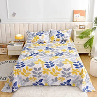 SaneShoppe-Red Flower Printed Flat Bed Sheets - Double/Single/Queen/King Sizes