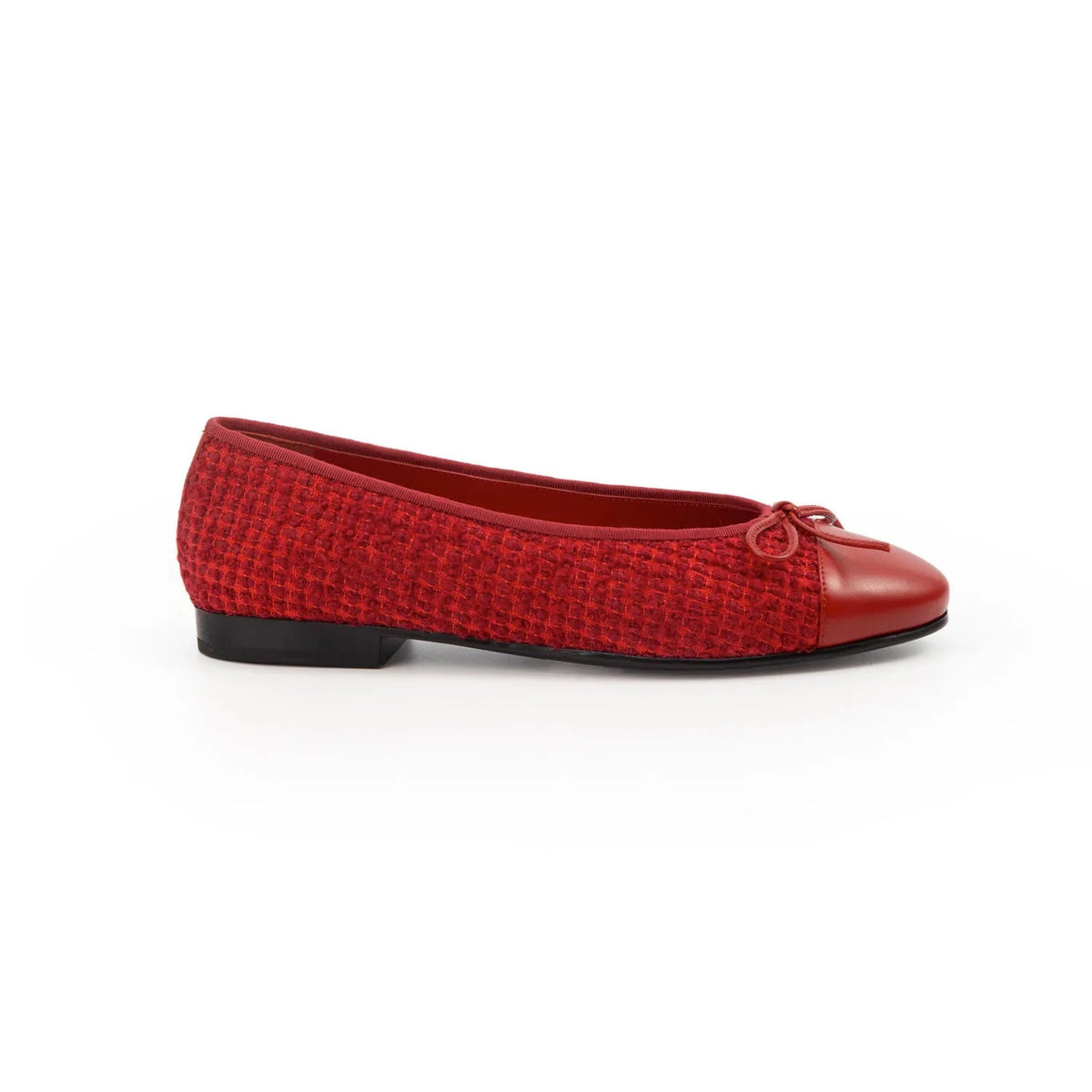 SaneShoppe-Grape Ma Patchwork Sheepskin Ballet Flats Women's Low Cut Shoes