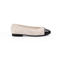 SaneShoppe-Grape Ma Patchwork Sheepskin Ballet Flats Women's Low Cut Shoes