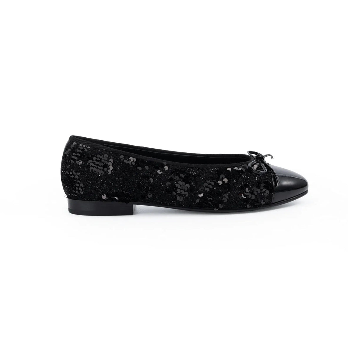 SaneShoppe-Grape Ma Patchwork Sheepskin Ballet Flats Women's Low Cut Shoes