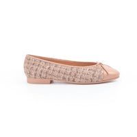 SaneShoppe-Grape Ma Patchwork Sheepskin Ballet Flats Women's Low Cut Shoes