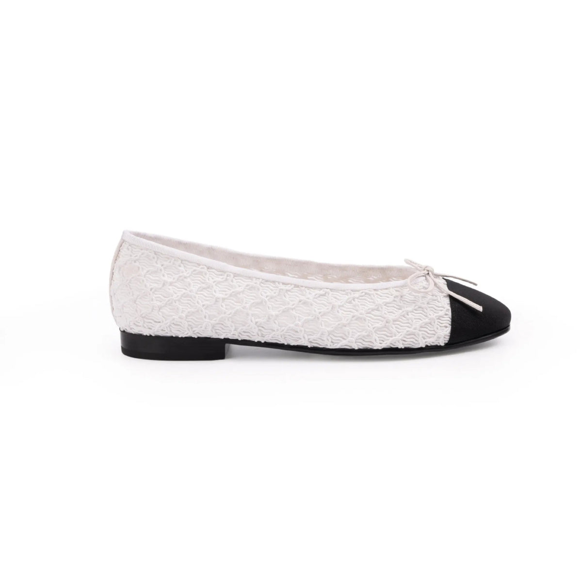 SaneShoppe-Grape Ma Patchwork Sheepskin Ballet Flats Women's Low Cut Shoes