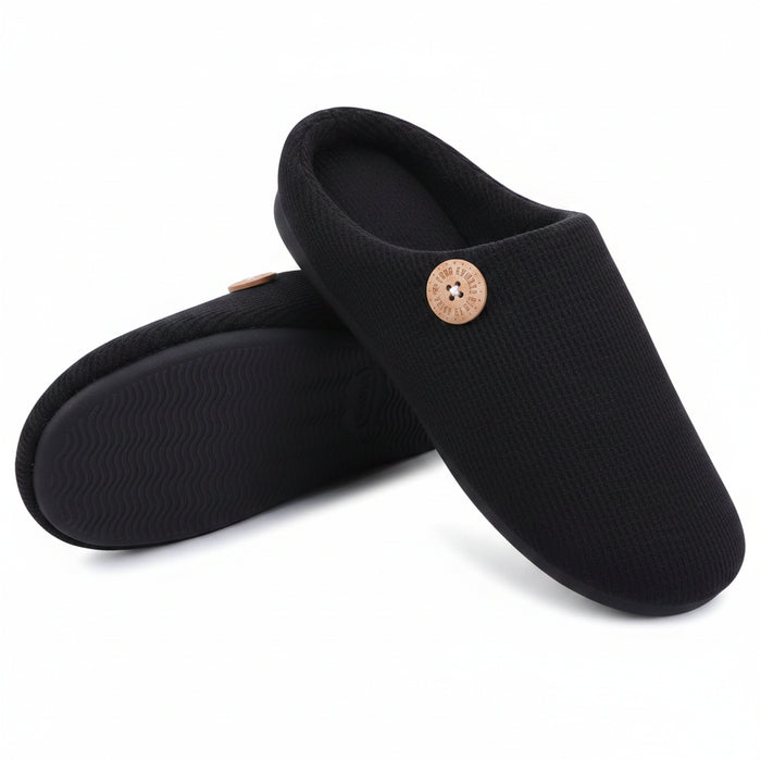 SaneShoppe-Warm Winter Women's Flat Slippers with Memory Foam and Anti-Slip Sole