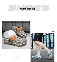 SaneShoppe - Shoes Men's Clogs Slippers Sandals 46 47 Male Garden Shoes Flat Camouflage Sandals Male Big Size Outdoor Flip Flops Home Clogs