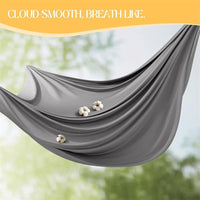SaneShoppe-Luxury Organic Egyptian Cotton Fitted Sheet - Double Queen Size