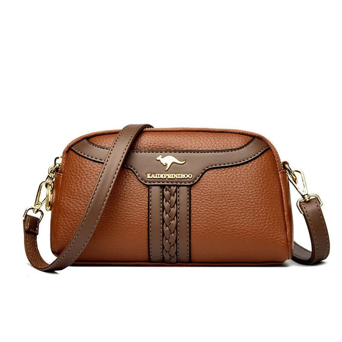 SaneShoppe - Soft Leather Luxury Handbags Women Bags Designer Shoulder Crossbody Bags for Women Top Quality Purses Wallet Bags Sac A Main Hot