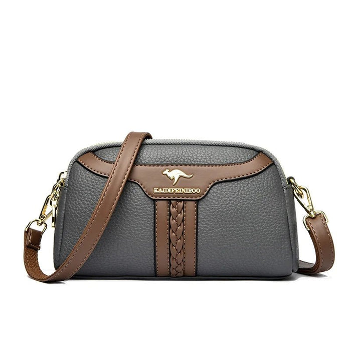 SaneShoppe - Soft Leather Luxury Handbags Women Bags Designer Shoulder Crossbody Bags for Women Top Quality Purses Wallet Bags Sac A Main Hot