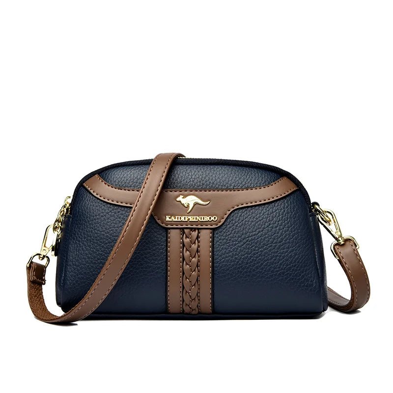 SaneShoppe - Soft Leather Luxury Handbags Women Bags Designer Shoulder Crossbody Bags for Women Top Quality Purses Wallet Bags Sac A Main Hot