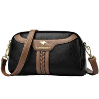 SaneShoppe - Soft Leather Luxury Handbags Women Bags Designer Shoulder Crossbody Bags for Women Top Quality Purses Wallet Bags Sac A Main Hot