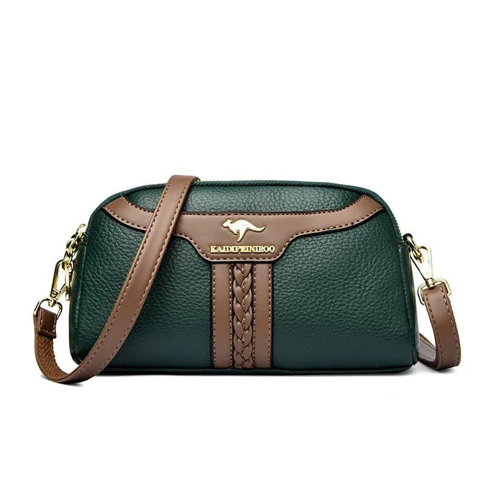 SaneShoppe - Soft Leather Luxury Handbags Women Bags Designer Shoulder Crossbody Bags for Women Top Quality Purses Wallet Bags Sac A Main Hot