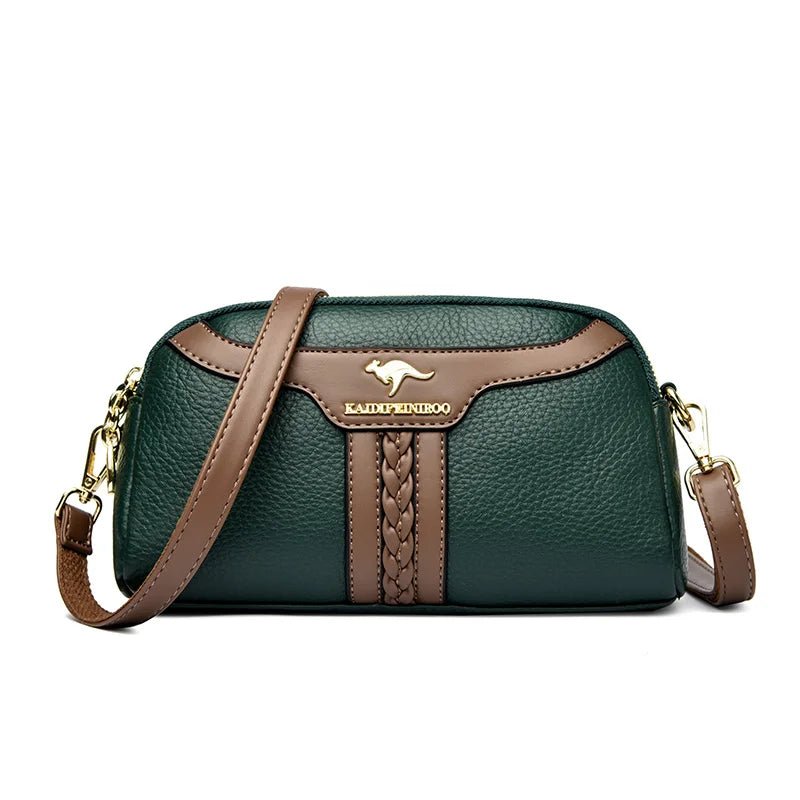 SaneShoppe - Soft Leather Luxury Handbags Women Bags Designer Shoulder Crossbody Bags for Women Top Quality Purses Wallet Bags Sac A Main Hot