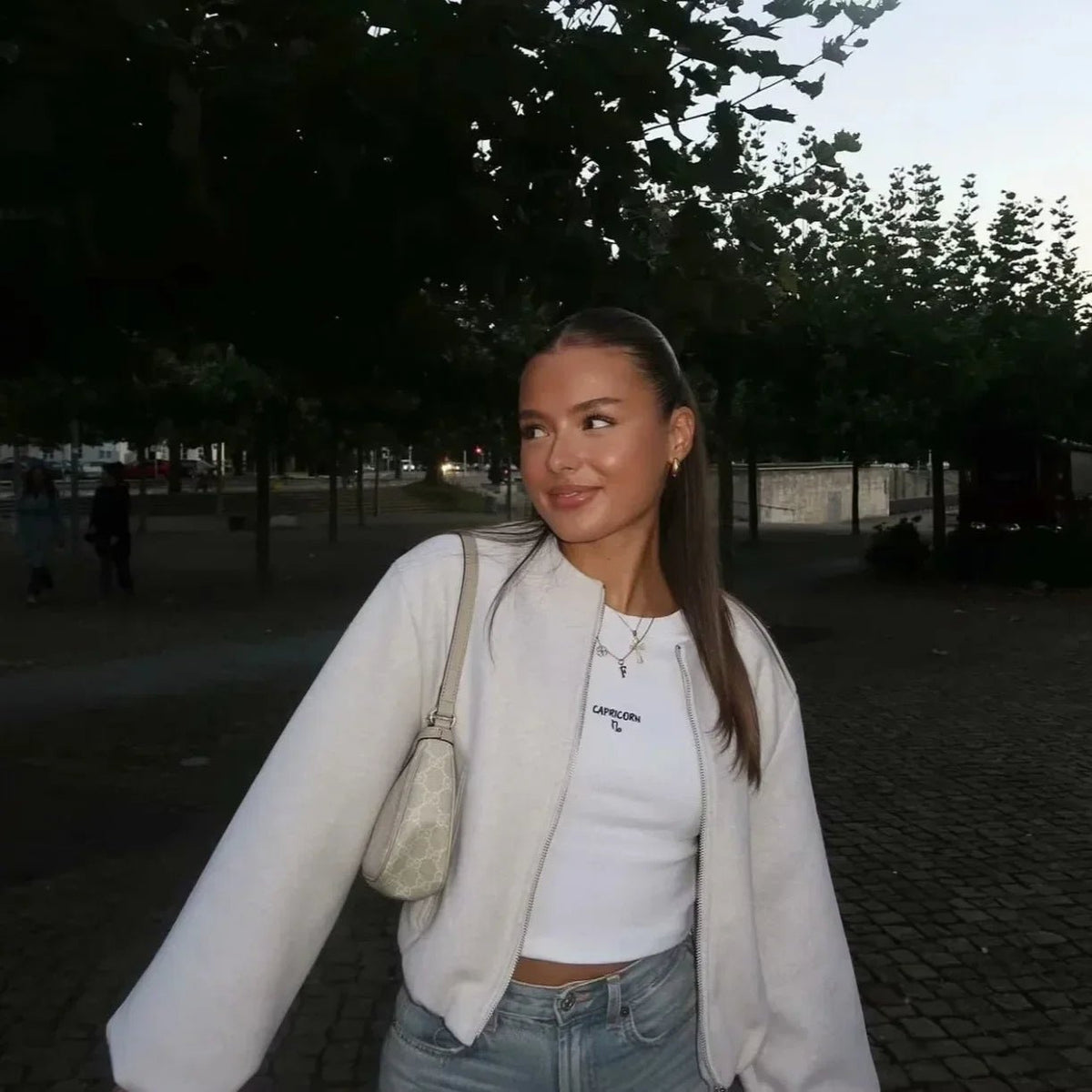 SaneShoppe - Soft Quality Women's Bomber Jacket LOOSE FIT Cross - Border European And American Style Fashion Outerwear For Autumn And Winter