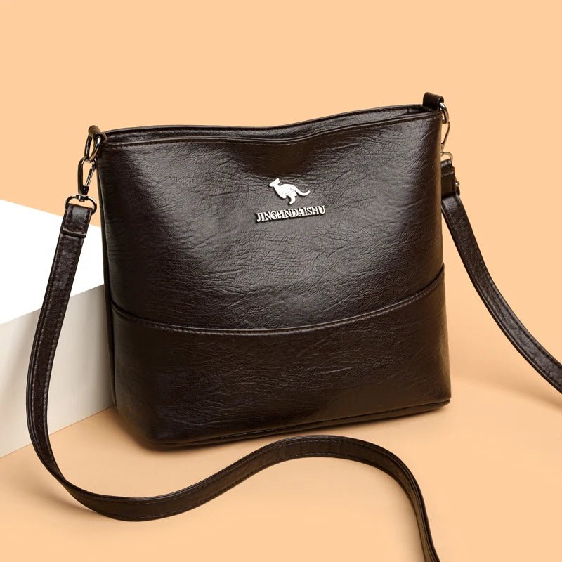 SaneShoppe - Spacious Chic Crossbody Bag for Women - Soft Faux Leather Shoulder Purse with Adjustable Strap, Zip Closure, Multiple Pockets.