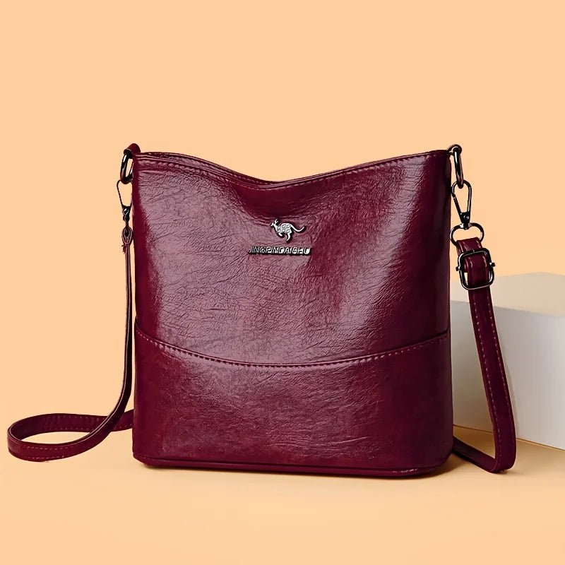 SaneShoppe - Spacious Chic Crossbody Bag for Women - Soft Faux Leather Shoulder Purse with Adjustable Strap, Zip Closure, Multiple Pockets.